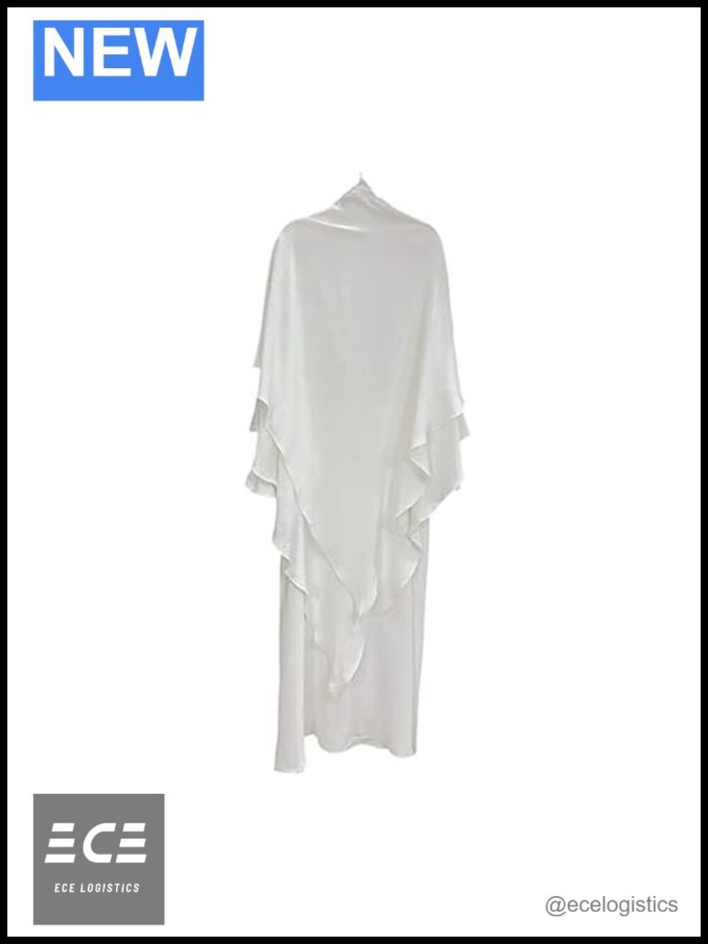 2 Piece Muslim Prayer Dress Set with Khimar Scarf Long Sleeve Maxi Abaya